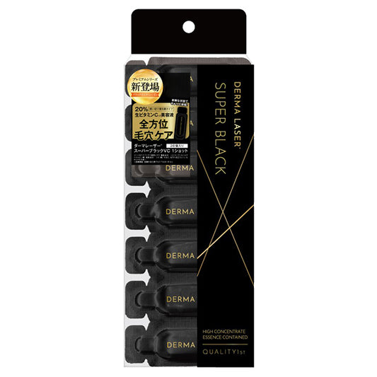 QUALITY 1ST Derma Laser Super Black VC 1 Shot, 28 Pack