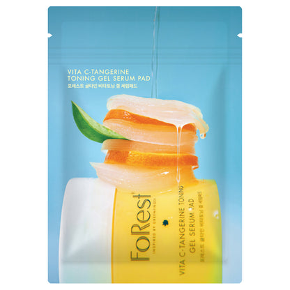 FoRest by Greenfinger Glutamine Vita Toning Gel Serum Pads (Small Pack), 10 sheets