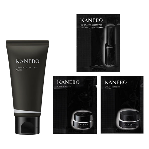 KANEBO Comfort Stretchy Wash II Trial Set, 55g
