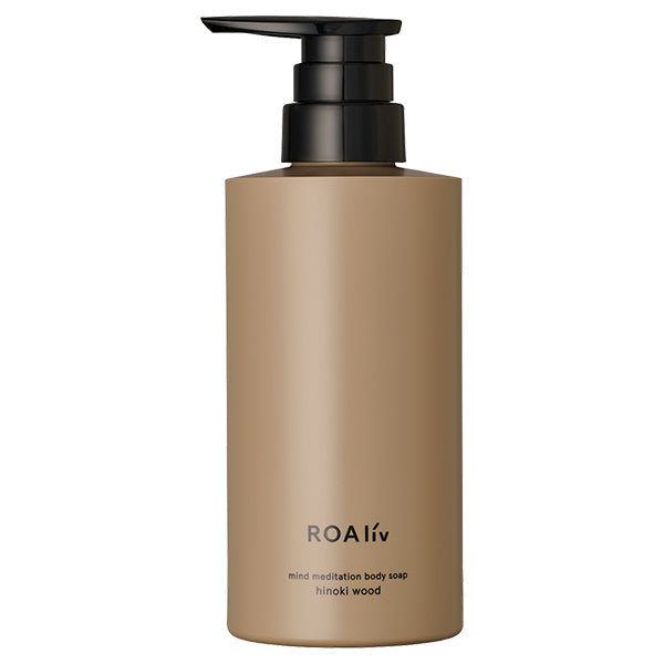 ROAliv Mind Meditation Body Soap (Hinoki Wood), 400ml