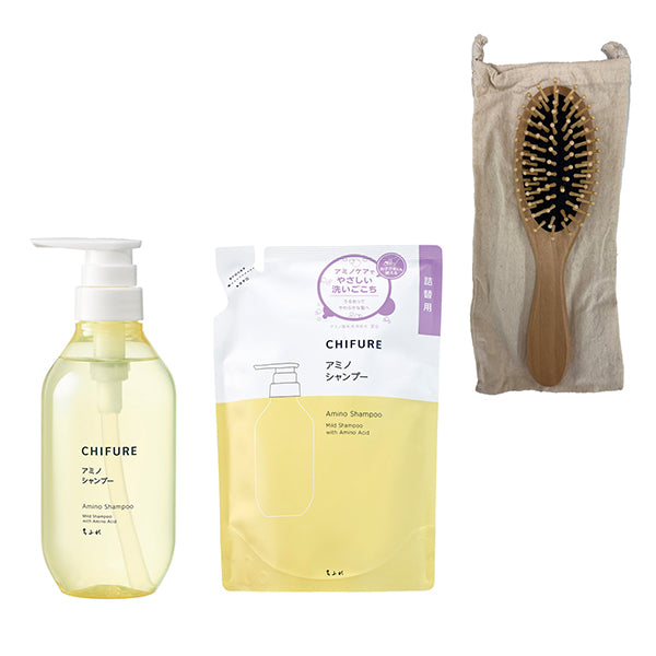 Chifure Amino Shampoo S Set (Body + Refill)