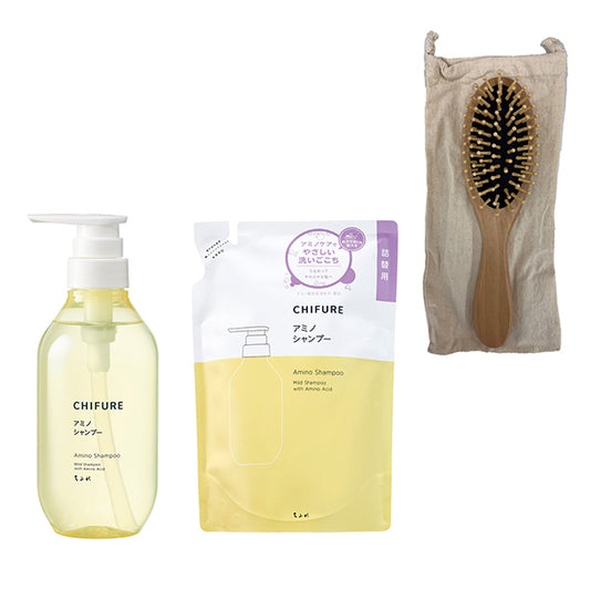 Chifure Amino Shampoo Bonus Set, 400ml, 350ml