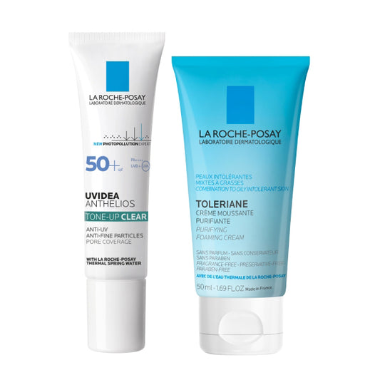 LA ROCHE-POSAY Tone-Up Kit Clear UV Base SPF50, 30ml+50ml