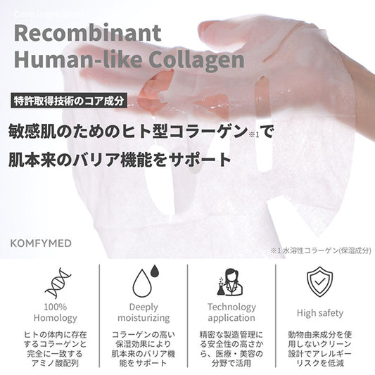KOMFYMED Collagen Repair Mask, 30g x 5 masks