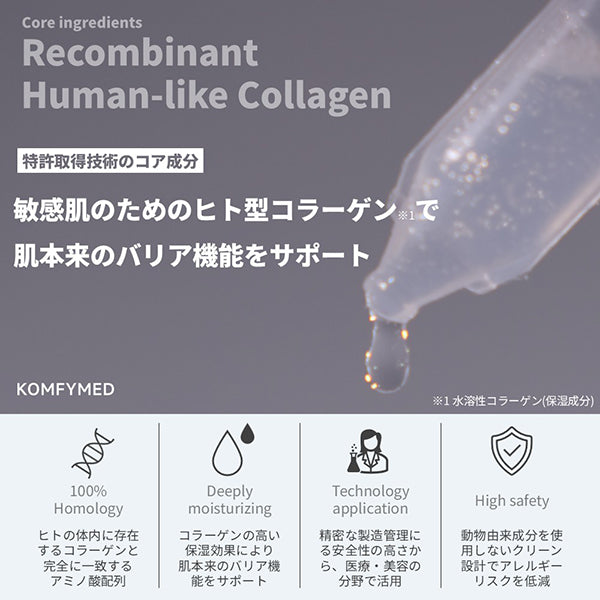 KOMFYMED Collagen Repair Serum, 1.5ml x 5 vials