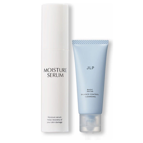 Japan Life Pharmaceutical JLP Moisture Serum + Balance Control Cleansing Mini Set