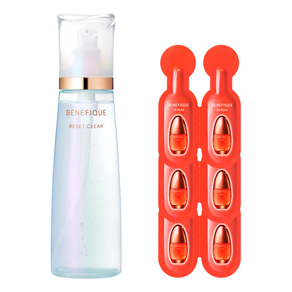 BENEFIQUE Reset Clear N Limited Edition Set (Herbal Floral), 200ml+0.4ml ×6