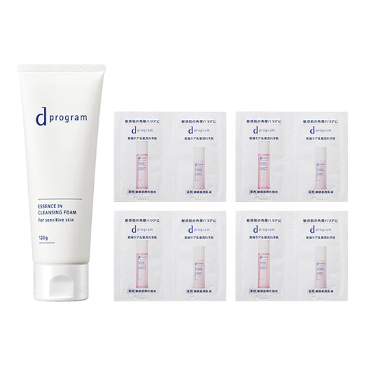 d Program Essence In Cleansing Foam Limited Set (Fragrance-Free), 120g