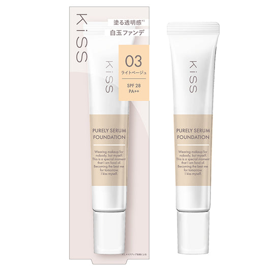 KiSS Purely Serum Foundation (03 Light Beige), 24g
