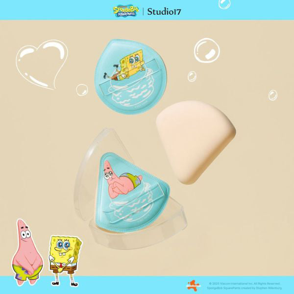 Studio17 SpongeBob Triangle Puff Set, 1 Set