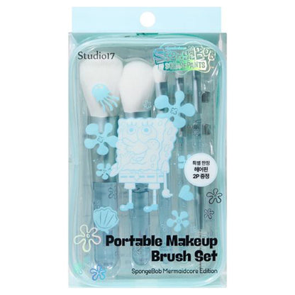Studio17 SpongeBob Portable Makeup Brush Set, 1 Set