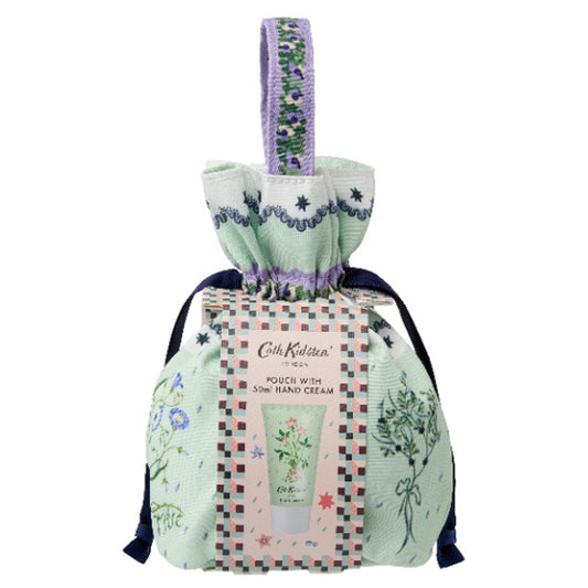 CathKidston Hand Cream & Drawstring Pouch Set (Grapefruit)