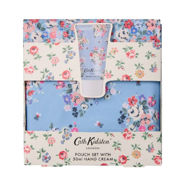 CathKidston Hand Cream & Flap Pouch Set (London Tea)