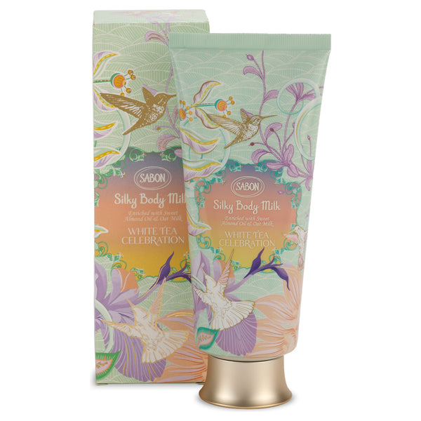 SABON Silky Body Milk White Tea Celebration, 200ml