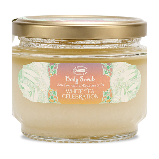 SABON Body Scrub White Tea Celebration, 320g