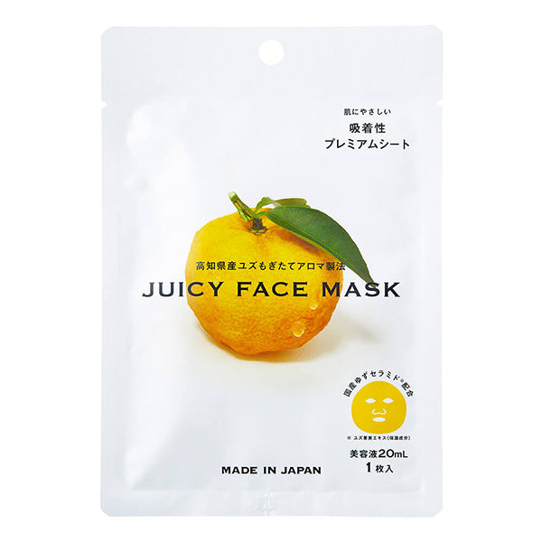 Daily Aroma Kochi Yuzu Juicy Face Mask, 1 sheet