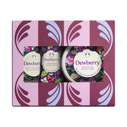 THE BODY SHOP Limited Edition Mini Body Care Box (Dewberry), 60ml + 50ml + 30ml