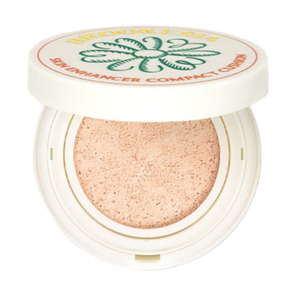 BROOKESIA Skin Enhancer Compact Cushion Glow (01 Pale Peach), 12g