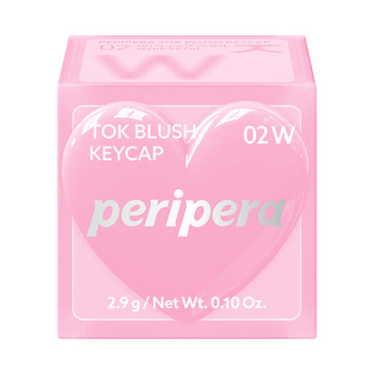 PERIPERA Tock Blush Keycap (02 W: Whip Petal), 2.9g