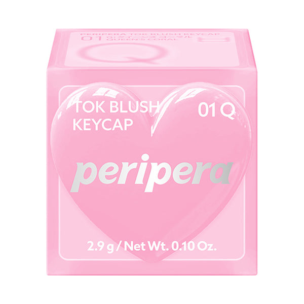 PERIPERA Tock Blush Keycap (01 Q: Queen's Coral), 2.9g
