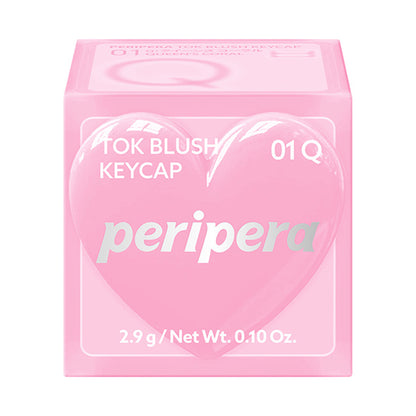 PERIPERA Tock Blush Keycap (01 Q: Queen's Coral), 2.9g