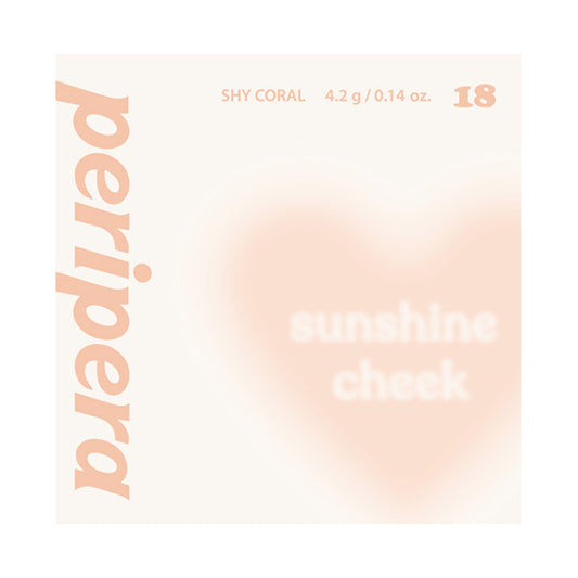 PERIPERA Pure Blushed Sunshine Cheek (18 Shy Greeting), 4.2g