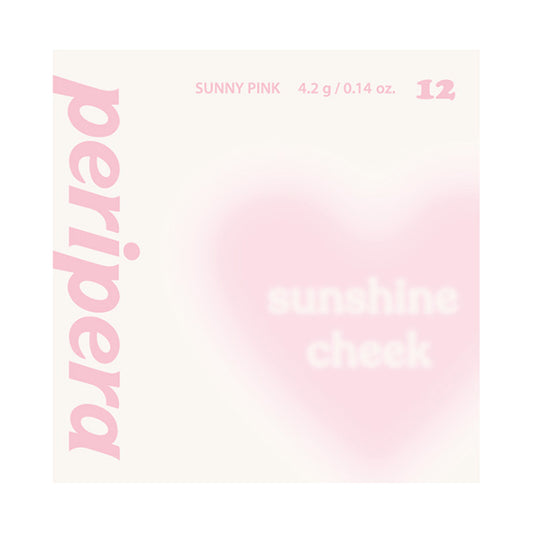 PERIPERA Pure Blushed Sunshine Cheek (12 Sunny Pink), 4.2g