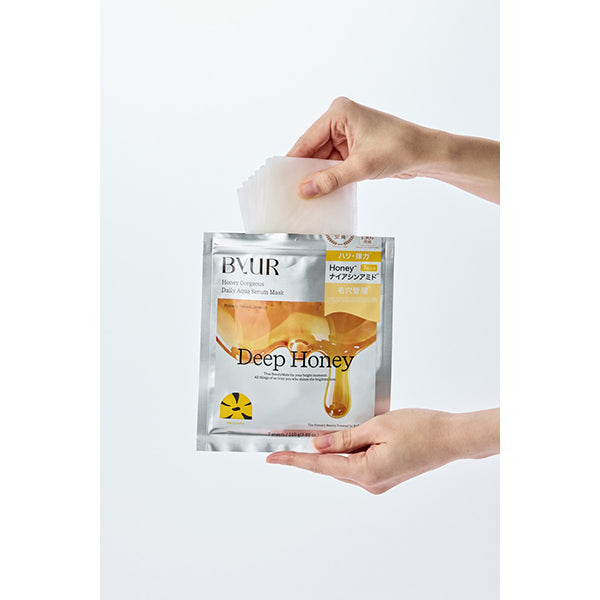ByUR Plump Honey Daily Aqua Serum Mask V1, 7 sheets