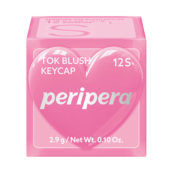 PERIPERA Tock Blush Keycap (12 S: Sugar Veil), 2.9g