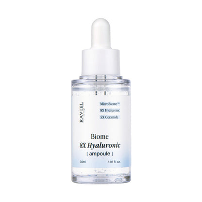 RAVIEL Biome 8X Hyaluronic Ampoule, 30ml
