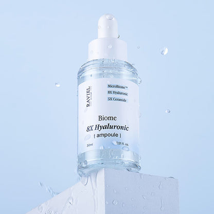 RAVIEL Biome 8X Hyaluronic Ampoule, 30ml