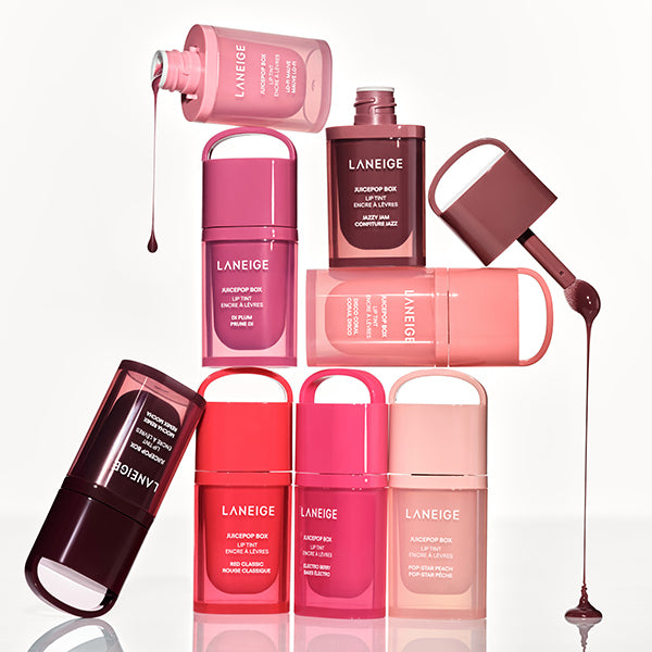 LANEIGE Juice Pop Box Lip Tint (Disco Coral), 4.5g