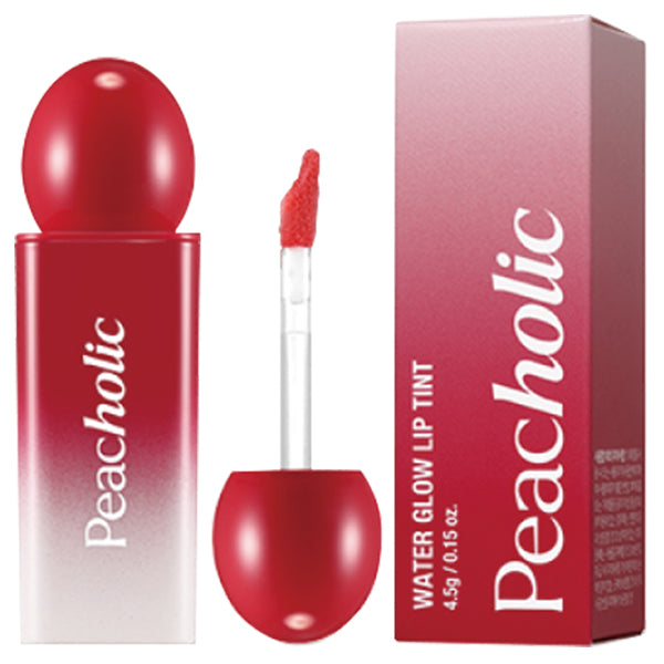 Peacholic Water Glow Lip Tint (03 Pure Berry Red), 4.5g