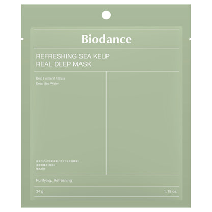 Biodance Refreshing Sea Kelp Real Deep Mask, 34g
