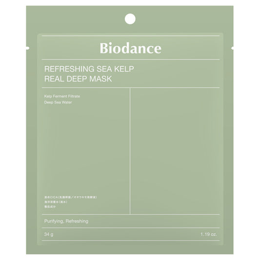 Biodance Refreshing Sea Kelp Real Deep Mask, 34g