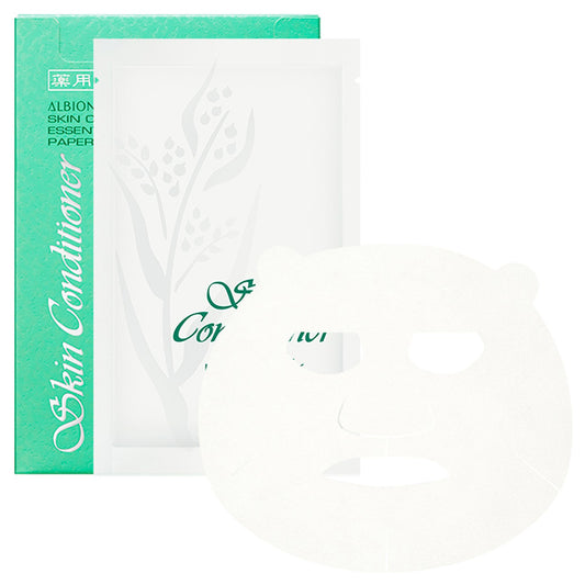 ALBION Medicated Skin Conditioner Essential Paper Mask N (8 Sheets), 14ml × 8