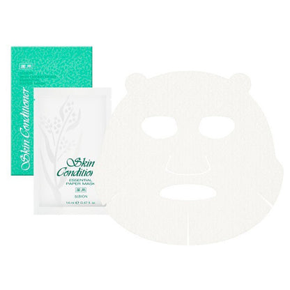 ALBION Medicated Skin Conditioner Essential Paper Mask N (8 Sheets), 14ml × 8
