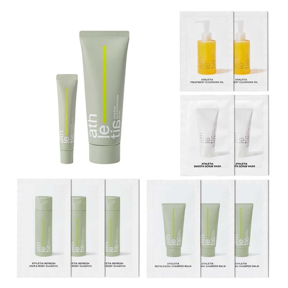 athletia @cosme Limited Full Body UV Care Set