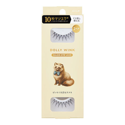 Dolly Wink Salon Eyelash No.24 (Wide-Eyed Tanuki)