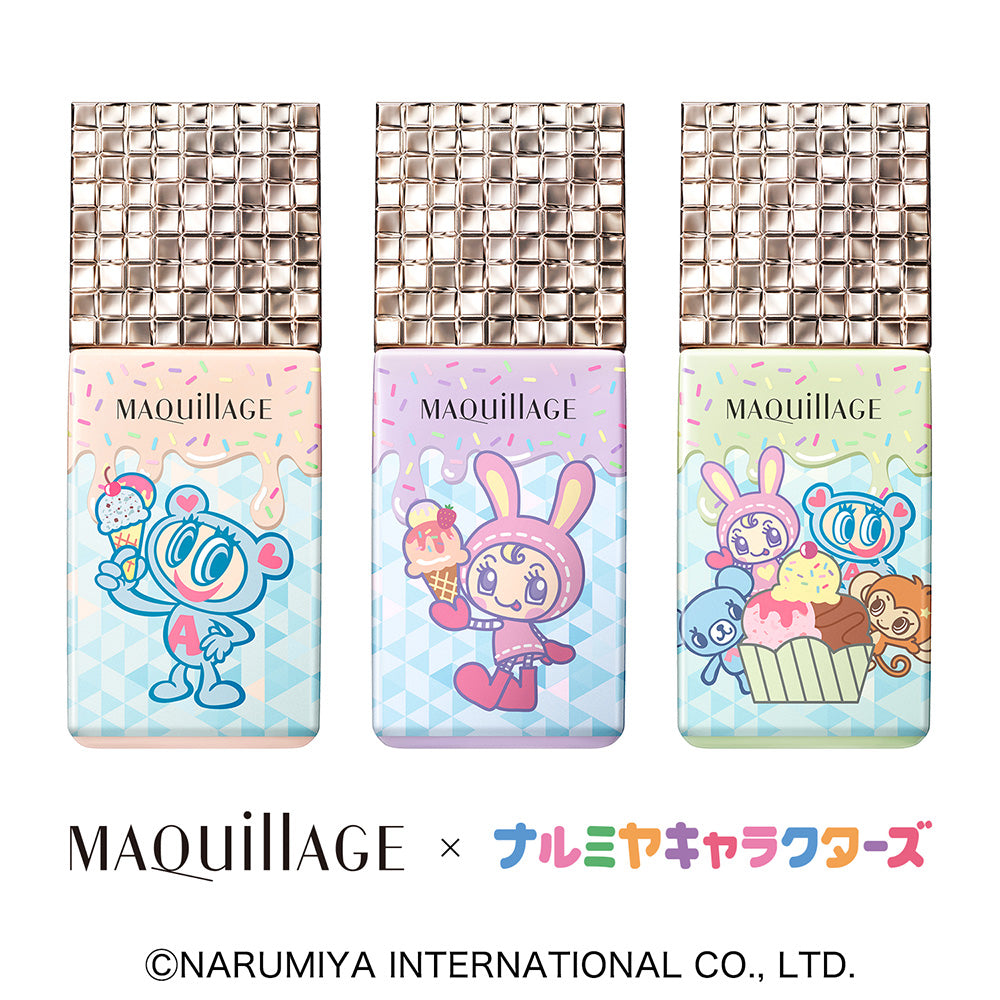 MAQuillAGE Dramatic Skin Sensor Base NEO Cool Narumiya Characters Collaboration SPF50 (Nudy Beige), 25ml