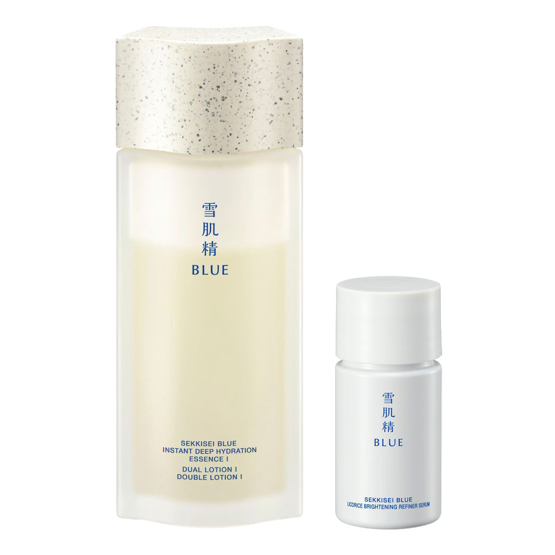 SEKKISEI BLUE Deep Hydrating Essence Liquid I Kit, 120ml+14ml