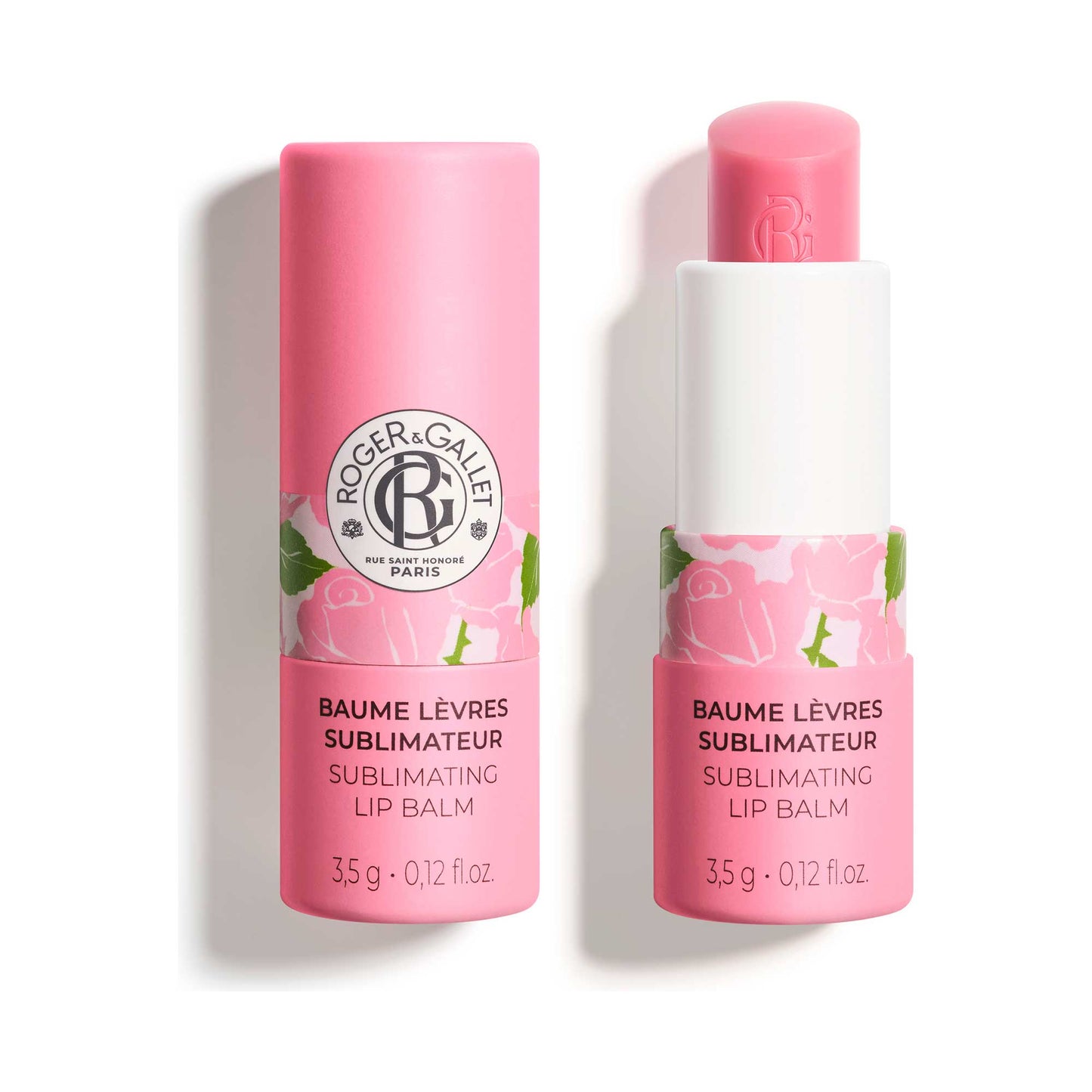 ROGER&GALLET Baume à Lèvres Rose Lip Balm, 3.5g