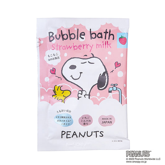 Global Product Planning Peanuts Fluffy Bubble Bath (Strawberry Milk), 30g