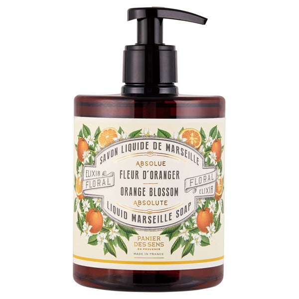 PANIER DES SENS Absolute Orange Blossom Liquid Marseille Soap, 500ml