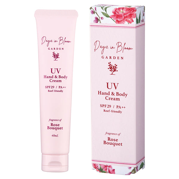 Days in Bloom Garden UV Hand & Body Cream SPF29 PA++ (Rose Bouquet), 40ml