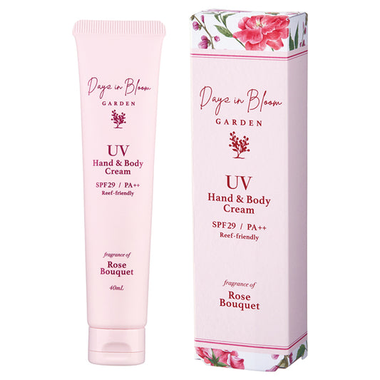 Days in Bloom Garden UV Hand & Body Cream SPF29 PA++ (Rose Bouquet), 40ml