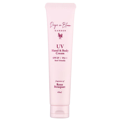 Days in Bloom Garden UV Hand & Body Cream SPF29 PA++ (Rose Bouquet), 40ml