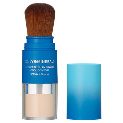 ONLY MINERALS Pocket Brush UV Powder Cool Comfort (EX01 Natural)