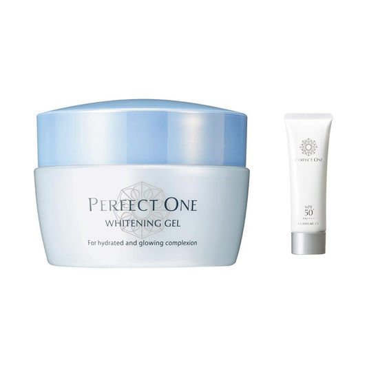 Perfect One Medicated Whitening Gel i + SP Moisture UV Mini Set, 75g+10g