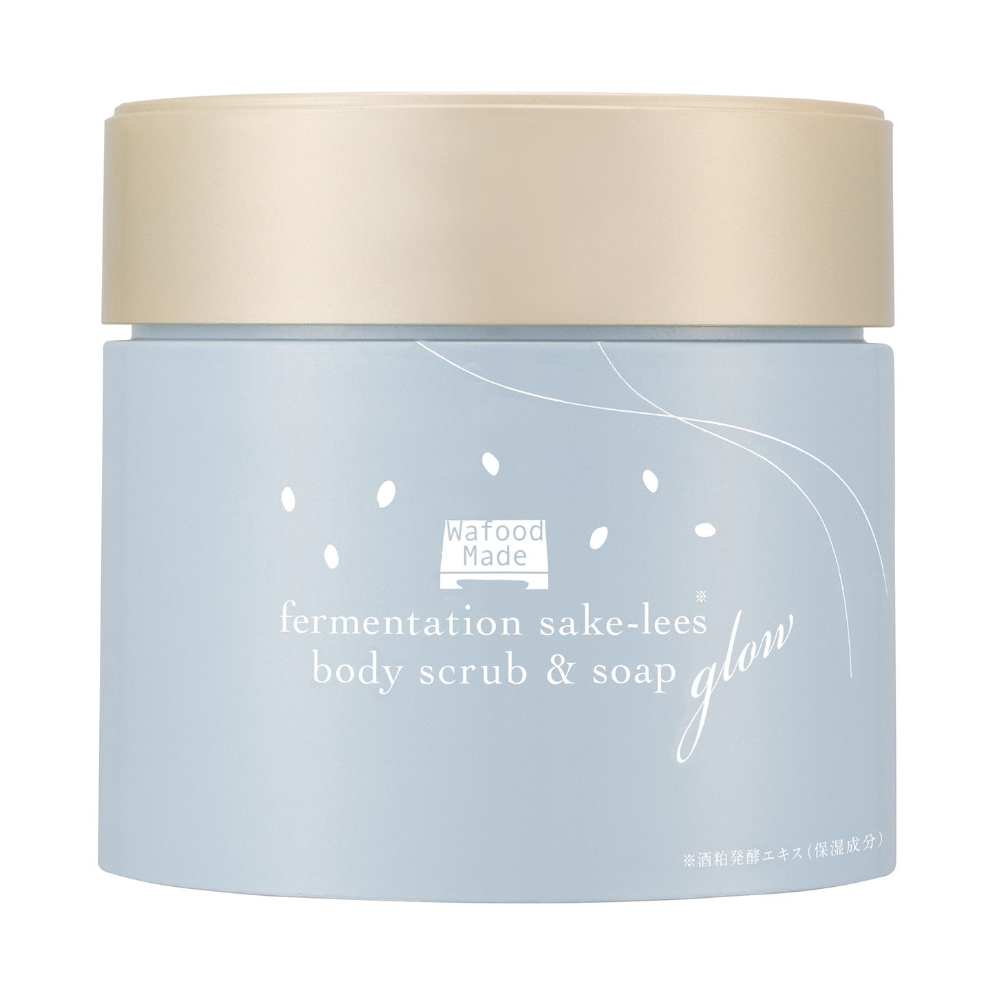 pdc Wafudomade Fermented Sake Lees Body Scrub & Soap Glow, 250g